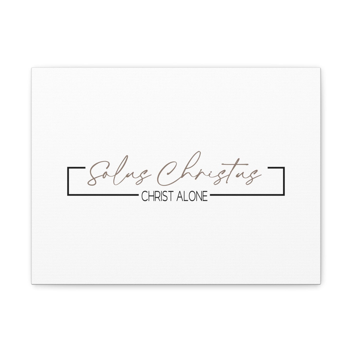 Scripture Walls Christ Alone John 3:36 White Bible Canvas Christian Wall Art Ready to Hang Unframed-Express Your Love Gifts