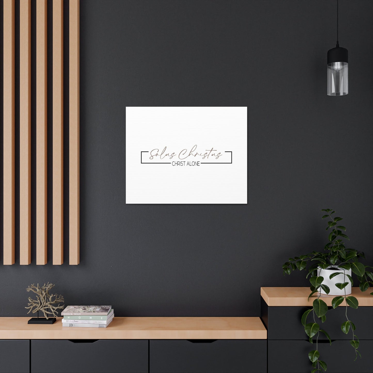 Scripture Walls Christ Alone John 3:36 White Bible Canvas Christian Wall Art Ready to Hang Unframed-Express Your Love Gifts