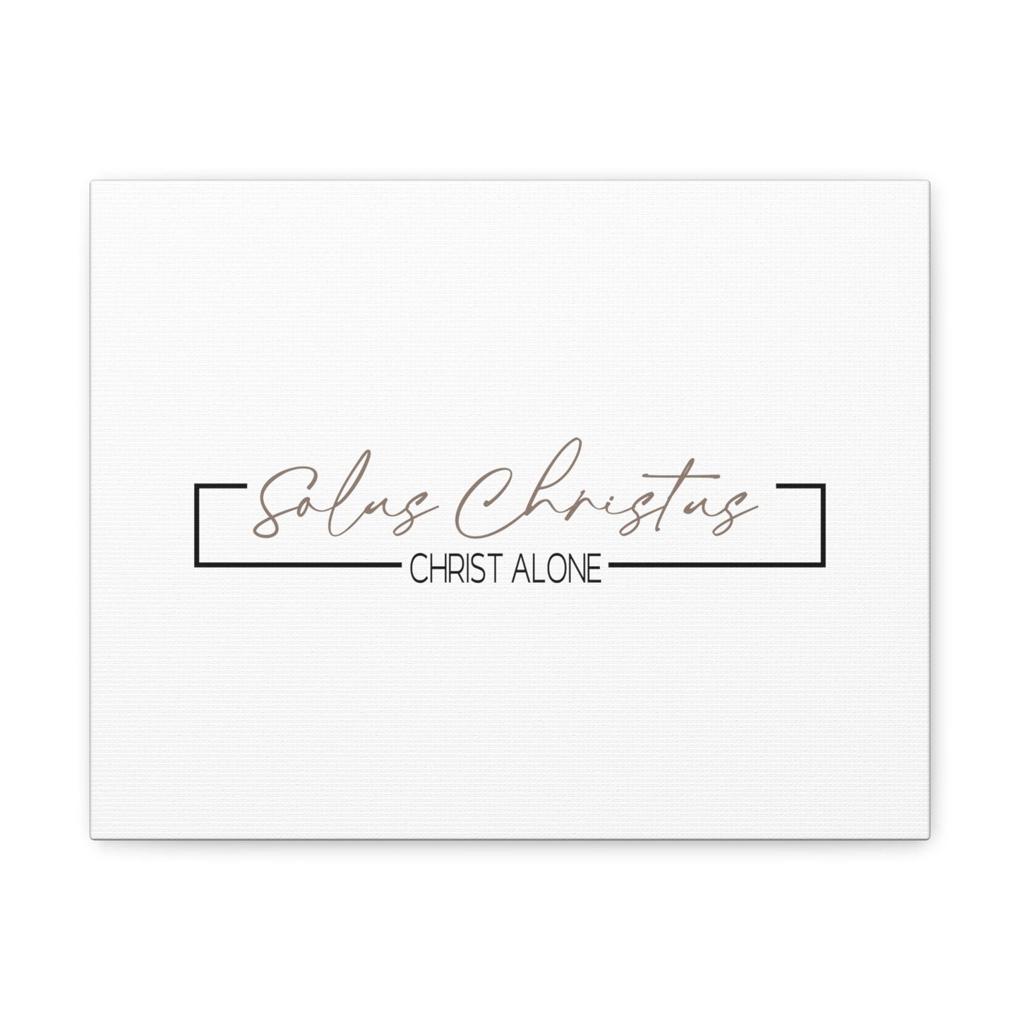 Scripture Walls Christ Alone John 3:36 White Bible Canvas Christian Wall Art Ready to Hang Unframed-Express Your Love Gifts