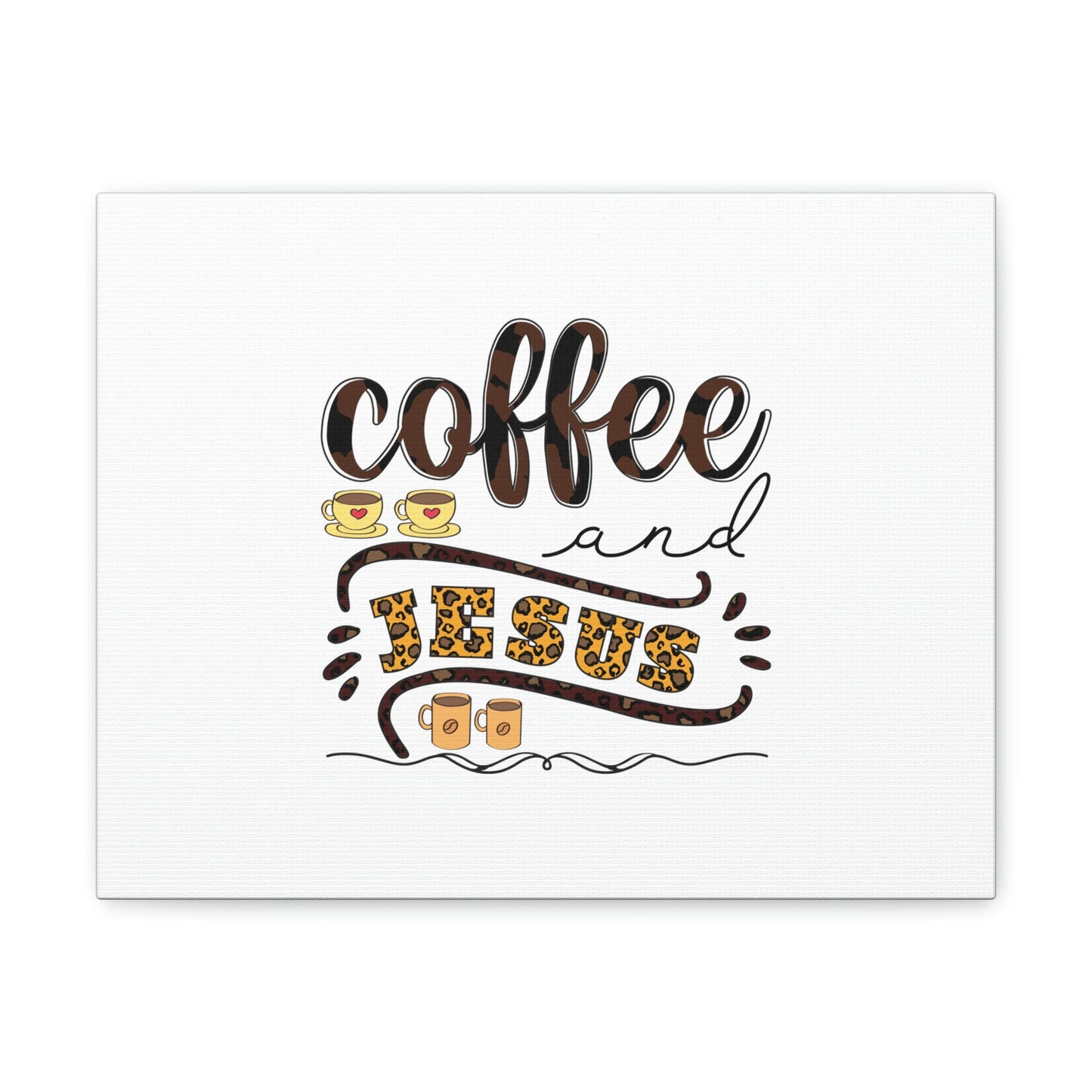 Coffee And Jesus Lamentations 3:23 Art Christian Wall Art Bible Verse Print Ready to Hang Unframed-Express Your Love Gifts