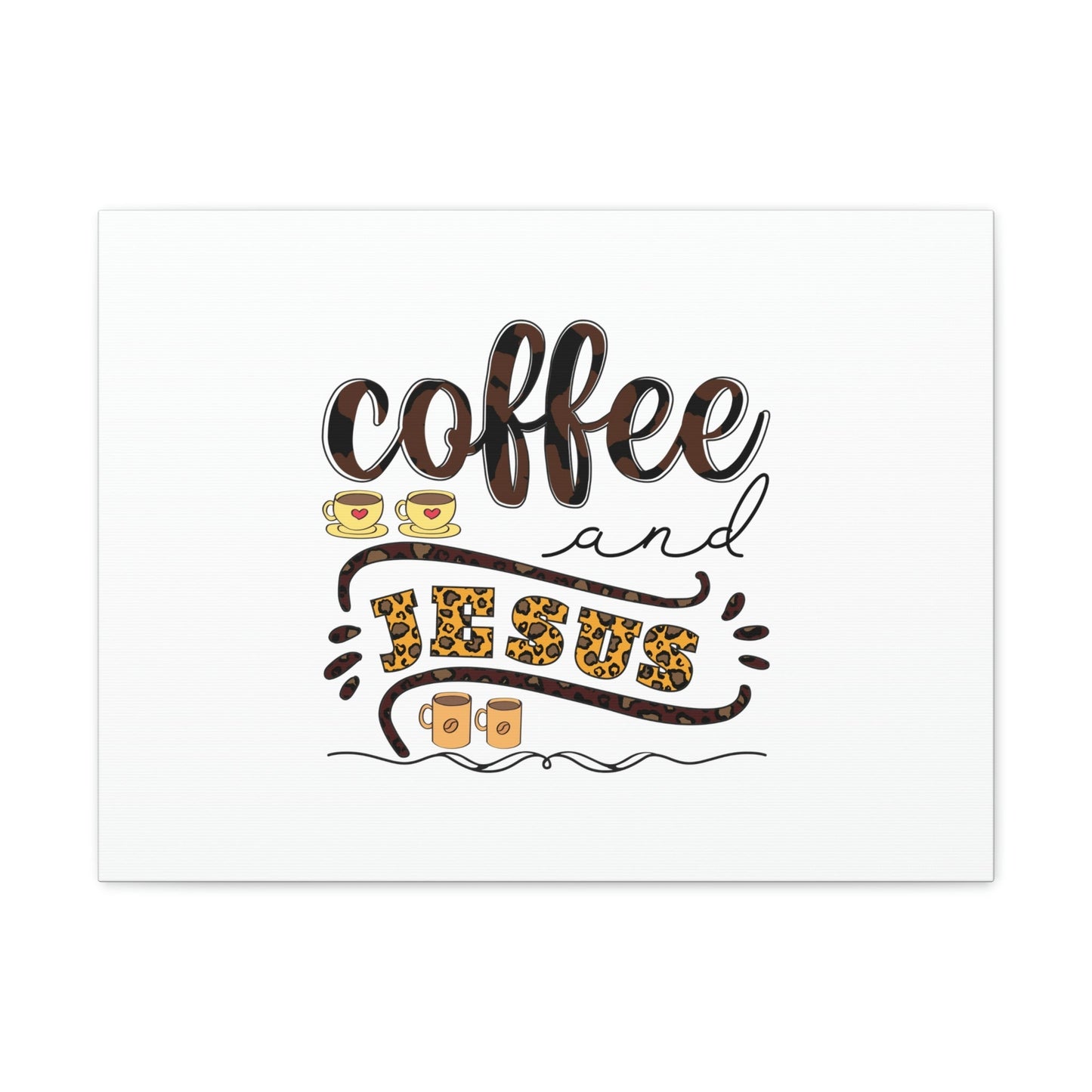 Coffee And Jesus Lamentations 3:23 Art Christian Wall Art Bible Verse Print Ready to Hang Unframed-Express Your Love Gifts