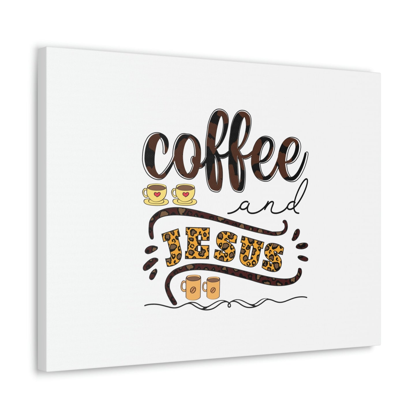 Coffee And Jesus Lamentations 3:23 Art Christian Wall Art Bible Verse Print Ready to Hang Unframed-Express Your Love Gifts