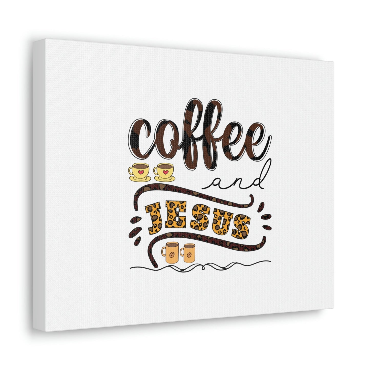 Coffee And Jesus Lamentations 3:23 Art Christian Wall Art Bible Verse Print Ready to Hang Unframed-Express Your Love Gifts