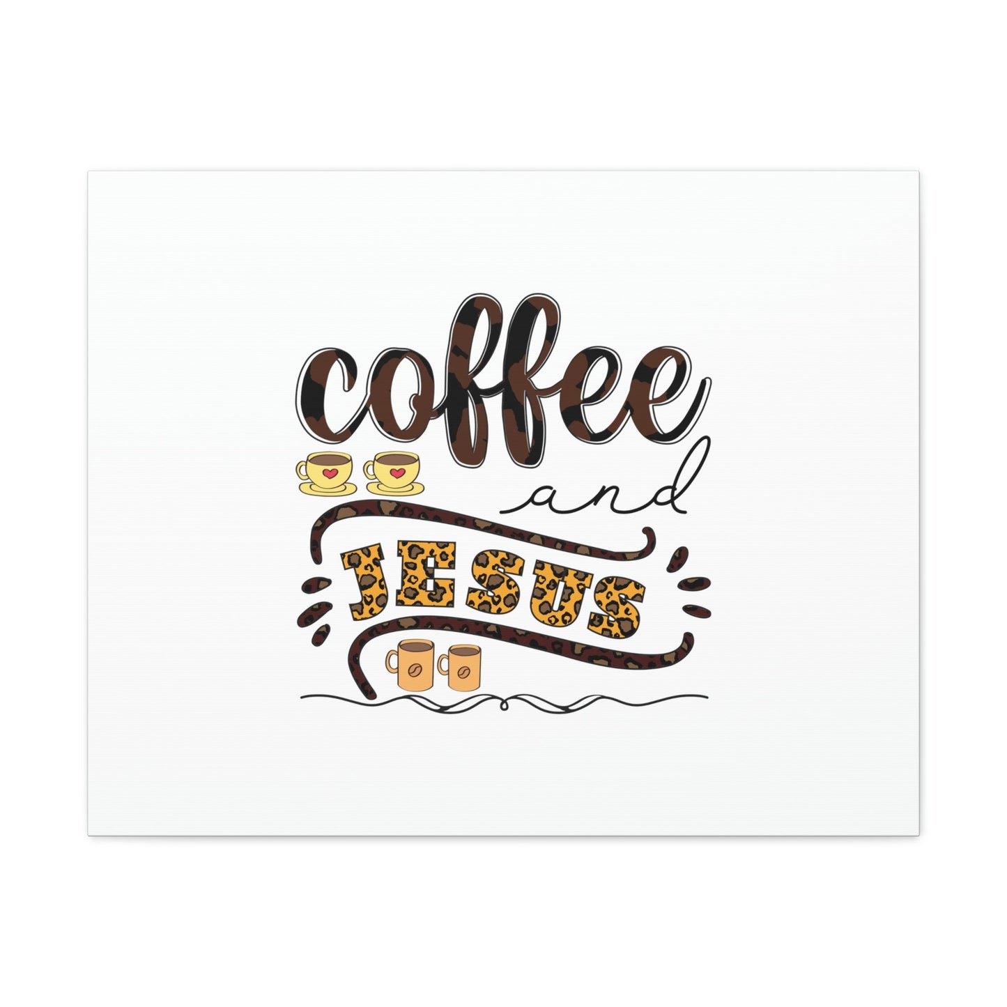 Coffee And Jesus Lamentations 3:23 Art Christian Wall Art Bible Verse Print Ready to Hang Unframed-Express Your Love Gifts