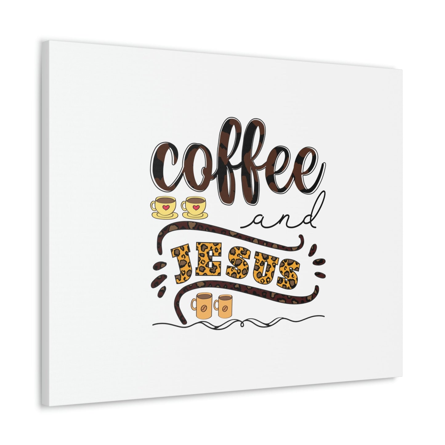 Coffee And Jesus Lamentations 3:23 Art Christian Wall Art Bible Verse Print Ready to Hang Unframed-Express Your Love Gifts