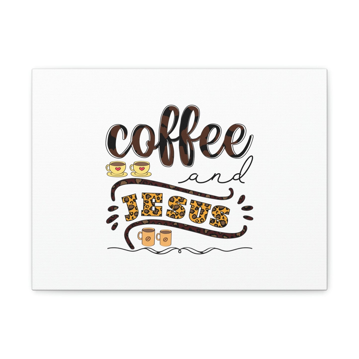 Coffee And Jesus Lamentations 3:23 Art Christian Wall Art Bible Verse Print Ready to Hang Unframed-Express Your Love Gifts