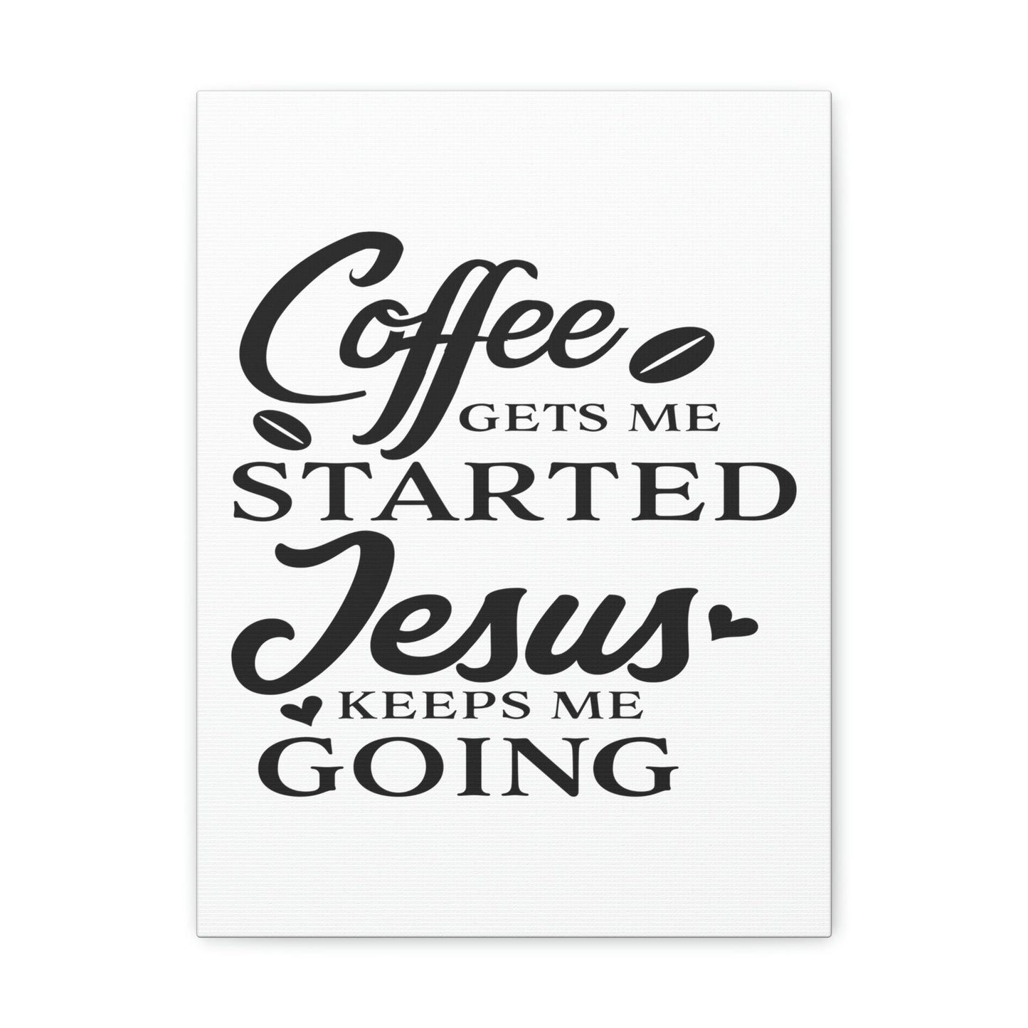 Scripture Walls Coffee Gets Me Colossians 1:11 Christian Wall Art Print Ready to Hang Unframed-Express Your Love Gifts