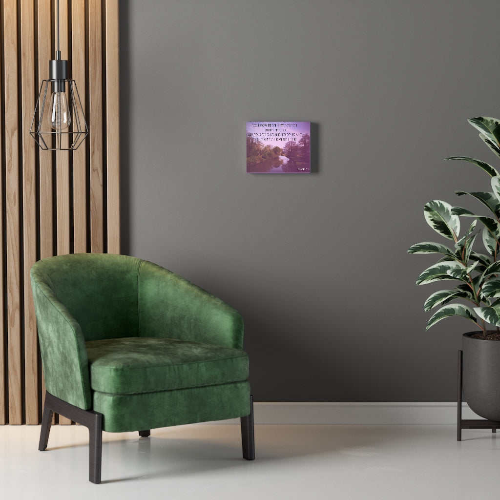 DeclAres The Lord Jeremiah 29:11 Purple Bible Verse Canvas Christian Wall Art Ready to Hang Unframed-Express Your Love Gifts