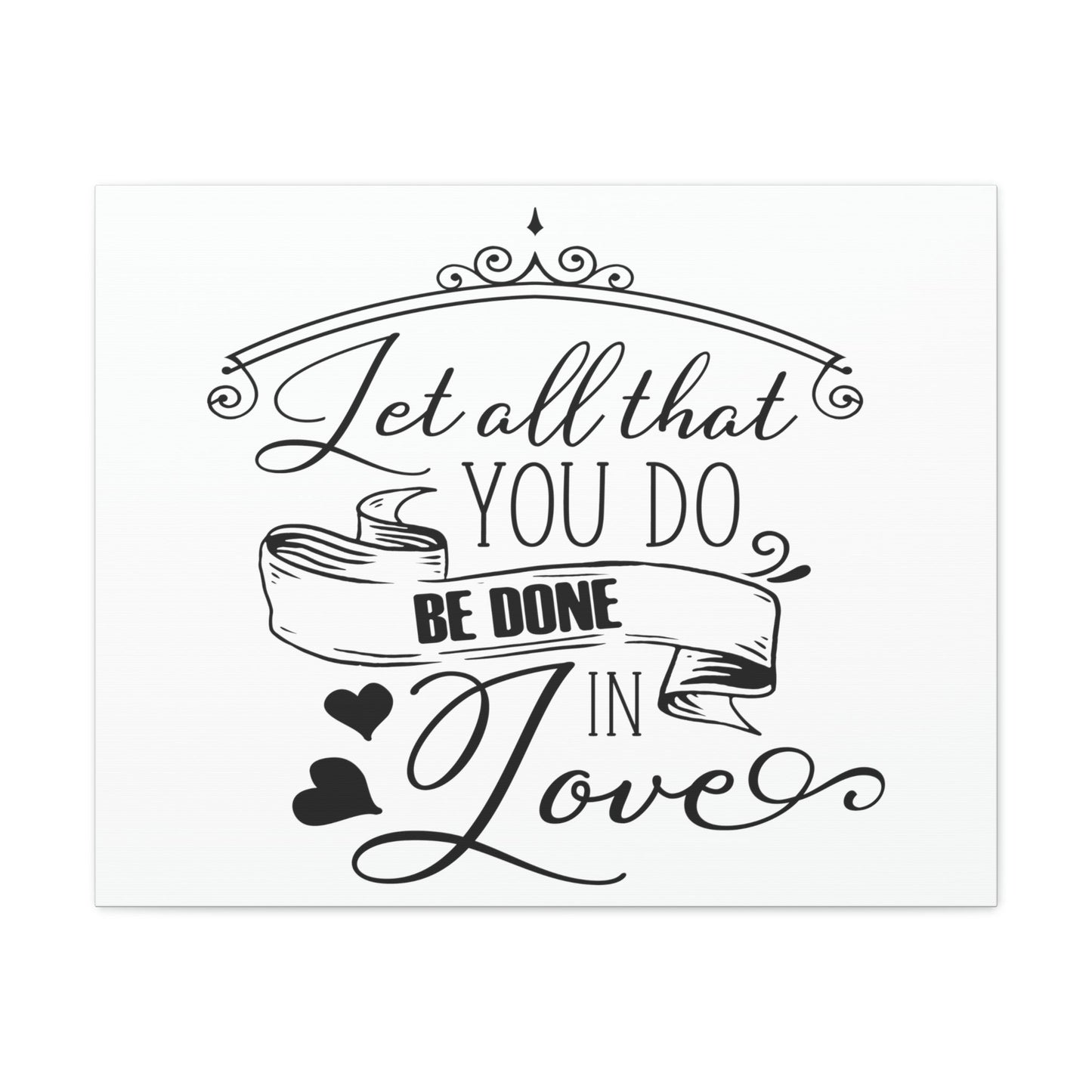 Done In Love 1 Corinthians 16:14 Christian Wall Art Print Ready to Hang Unframed-Express Your Love Gifts