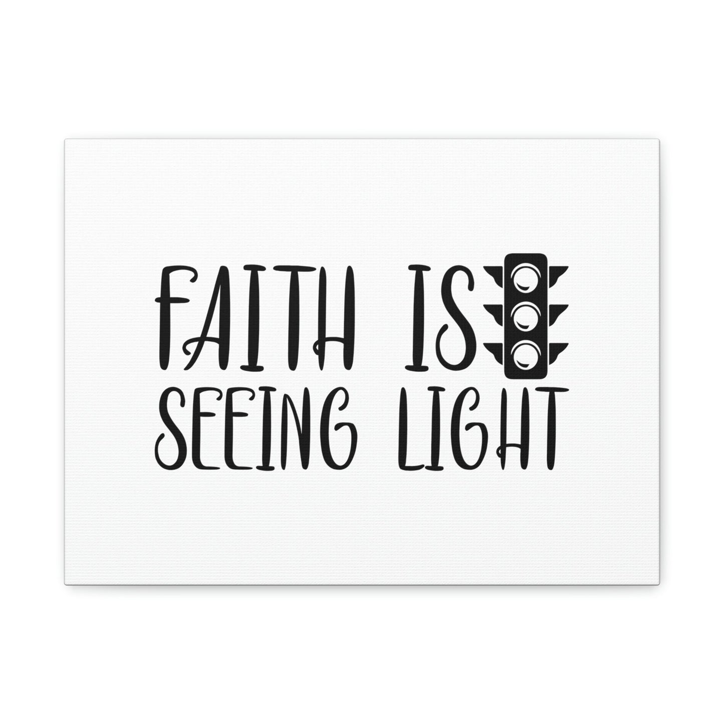 Faith Is Seeing Light Hebrews 11:1 Traffic Light Christian Wall Art Bible Verse Print Ready to Hang Unframed-Express Your Love Gifts