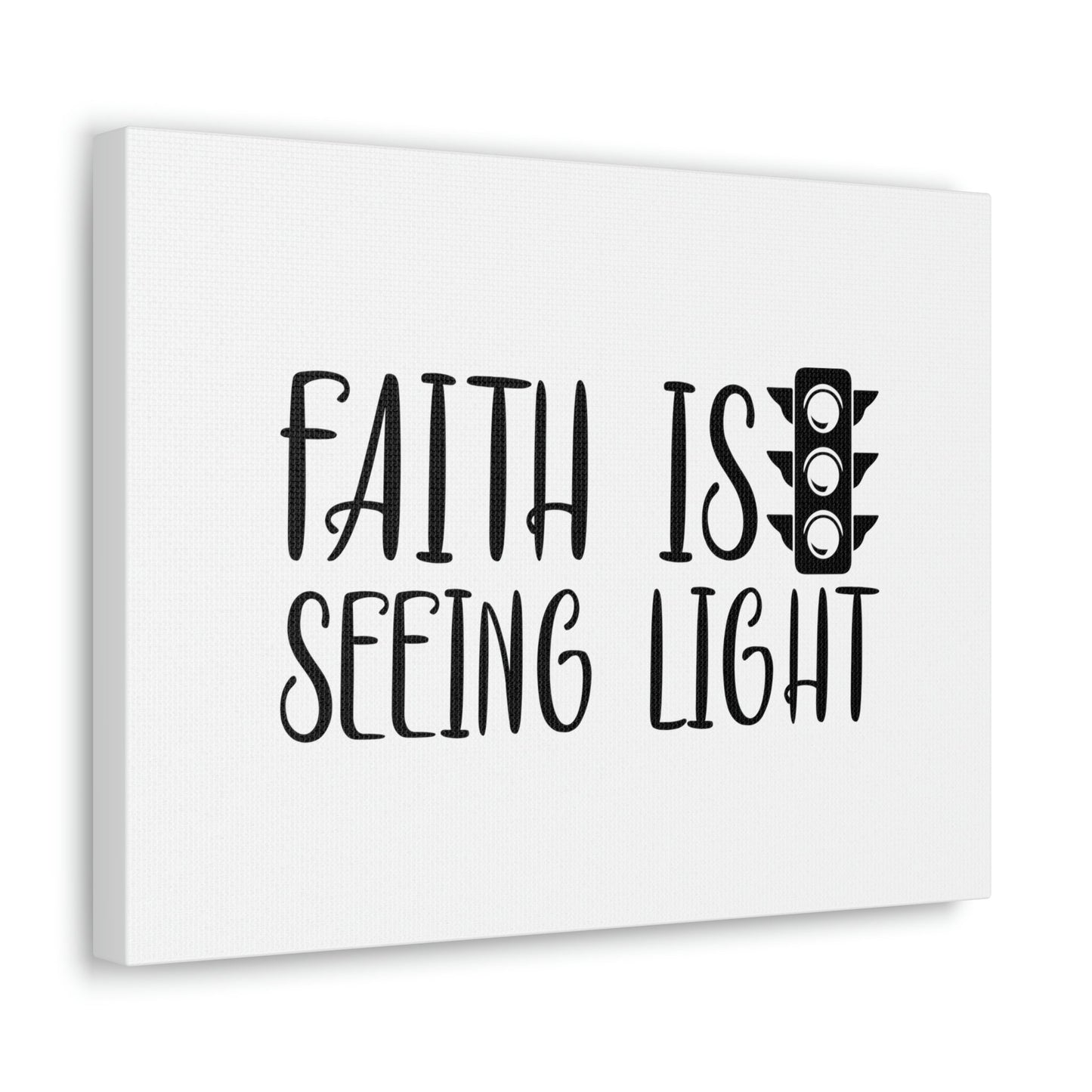 Faith Is Seeing Light Hebrews 11:1 Traffic Light Christian Wall Art Bible Verse Print Ready to Hang Unframed-Express Your Love Gifts