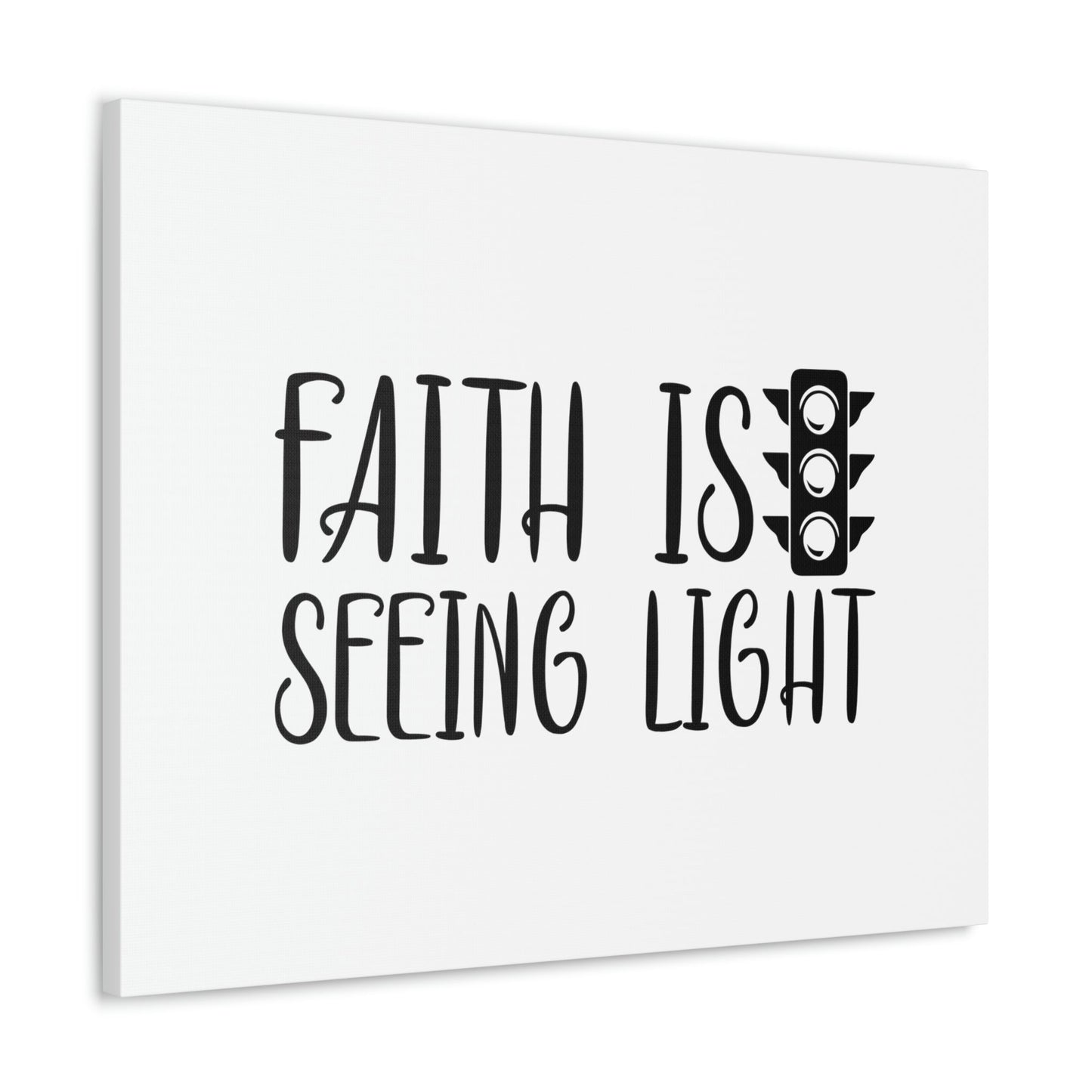 Faith Is Seeing Light Hebrews 11:1 Traffic Light Christian Wall Art Bible Verse Print Ready to Hang Unframed-Express Your Love Gifts
