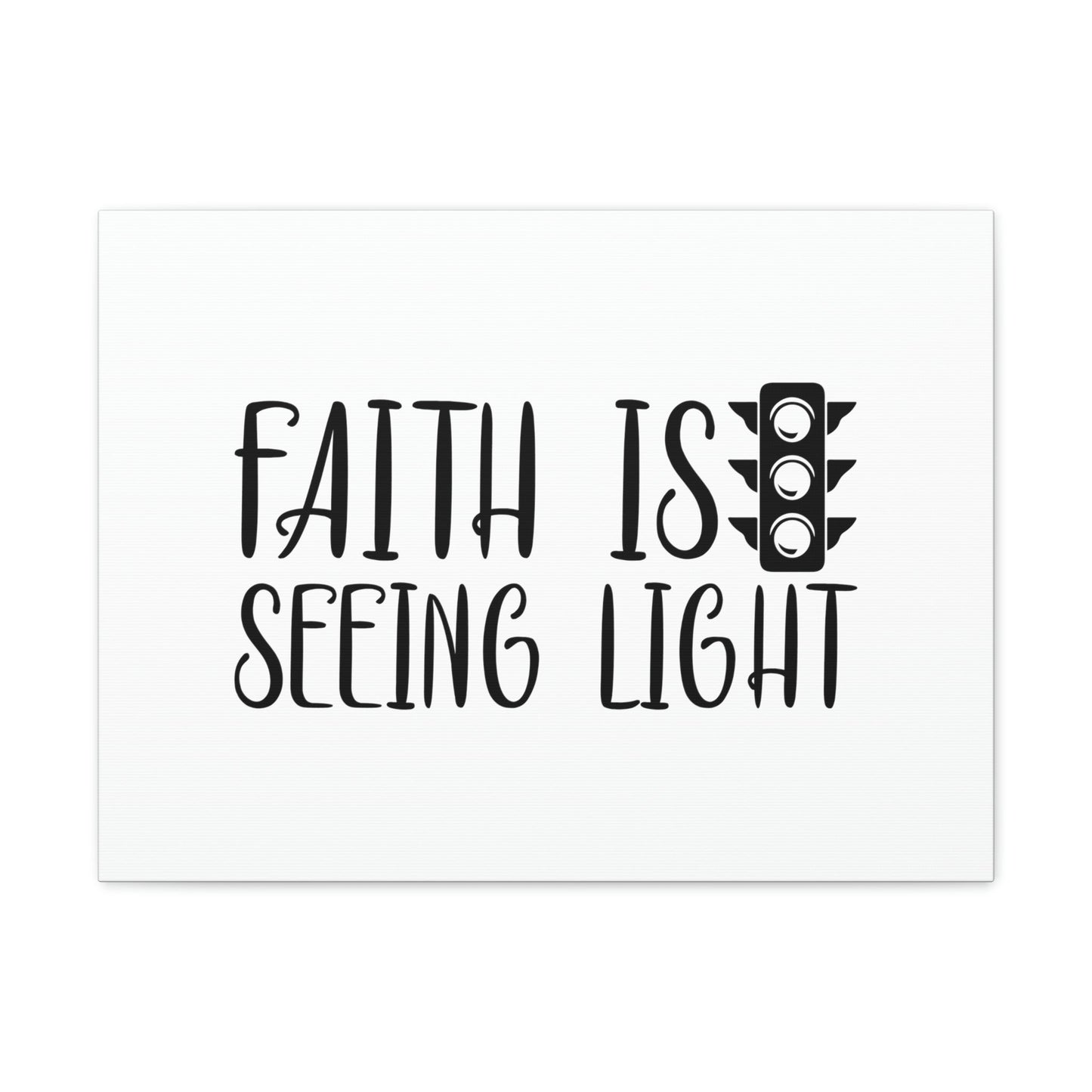 Faith Is Seeing Light Hebrews 11:1 Traffic Light Christian Wall Art Bible Verse Print Ready to Hang Unframed-Express Your Love Gifts