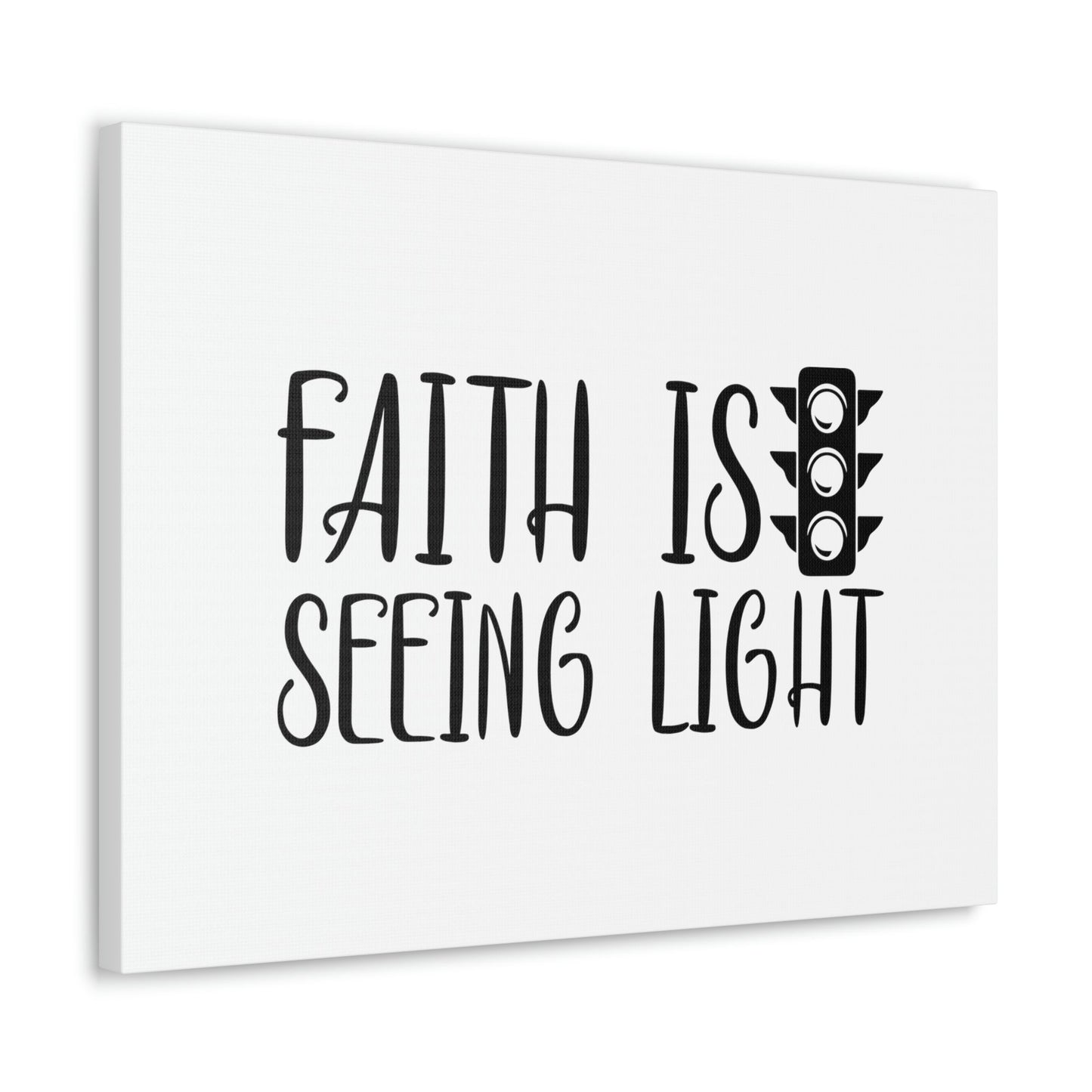 Faith Is Seeing Light Hebrews 11:1 Traffic Light Christian Wall Art Bible Verse Print Ready to Hang Unframed-Express Your Love Gifts