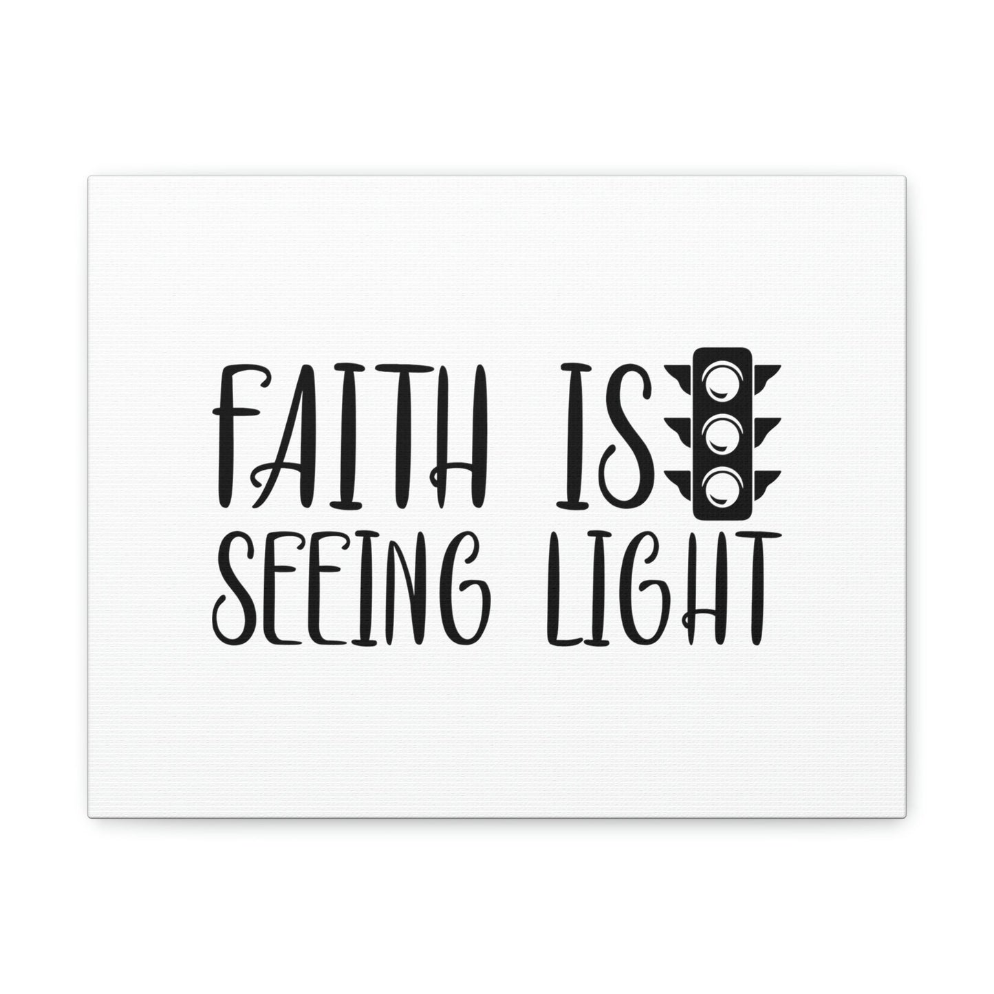 Faith Is Seeing Light Hebrews 11:1 Traffic Light Christian Wall Art Bible Verse Print Ready to Hang Unframed-Express Your Love Gifts