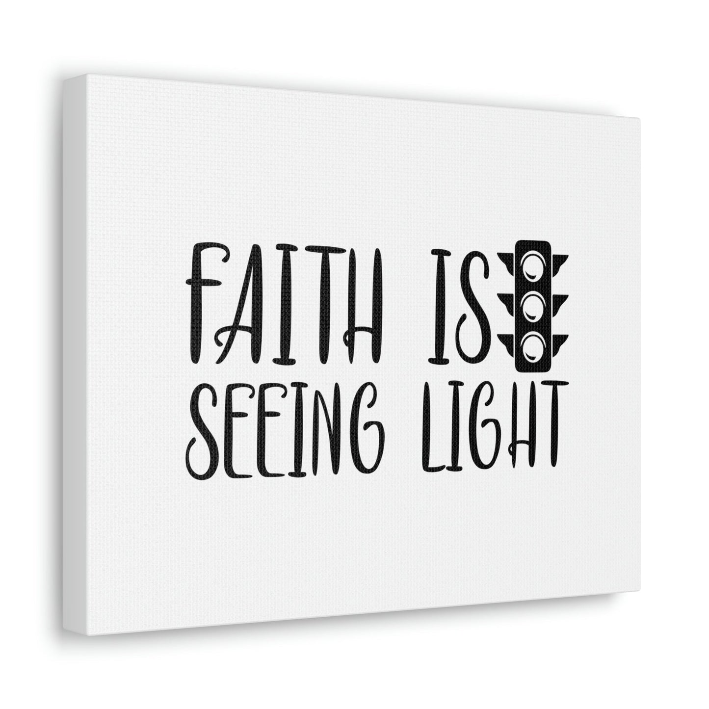Faith Is Seeing Light Hebrews 11:1 Traffic Light Christian Wall Art Bible Verse Print Ready to Hang Unframed-Express Your Love Gifts