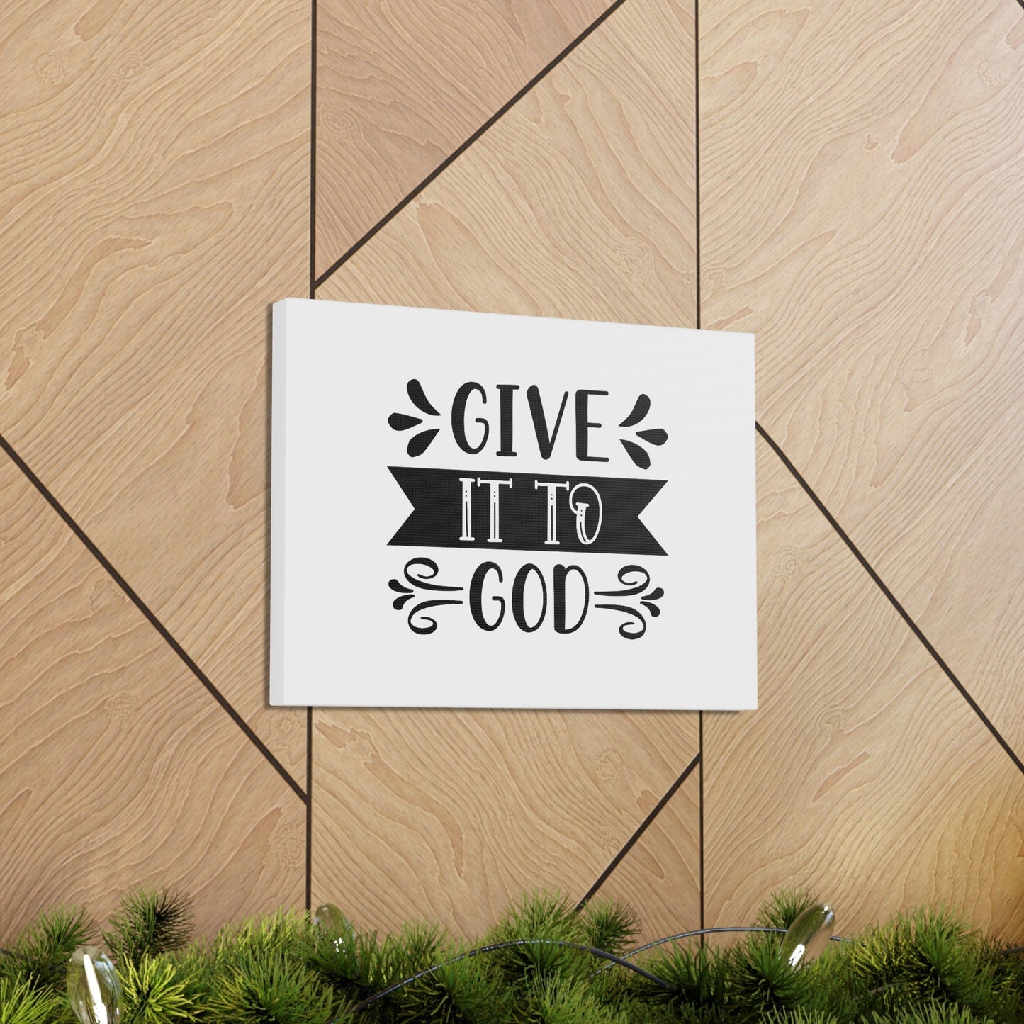 Give It To God Acts 20:35 Christian Wall Art Bible Verse Print Ready to Hang Unframed-Express Your Love Gifts