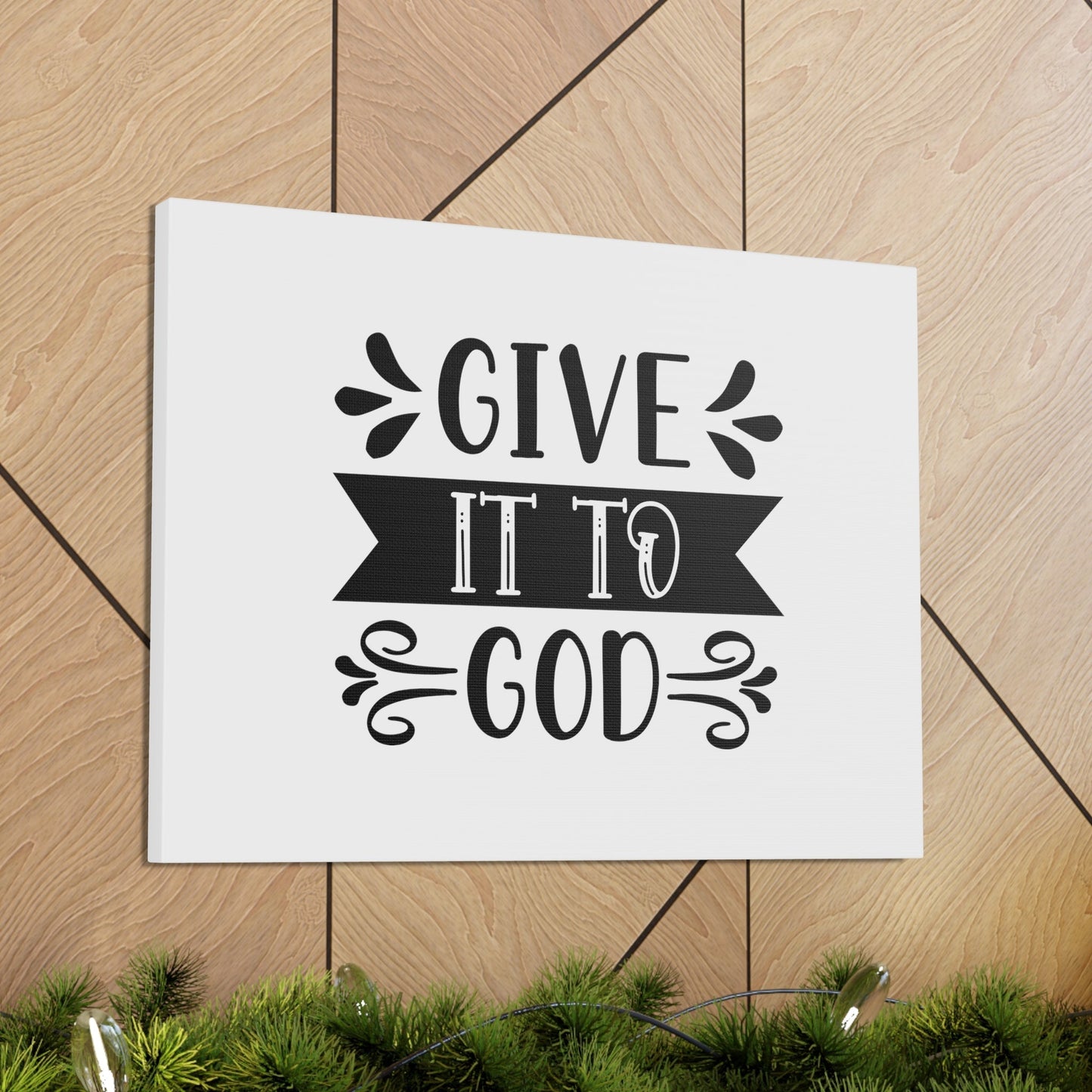 Give It To God Acts 20:35 Christian Wall Art Bible Verse Print Ready to Hang Unframed-Express Your Love Gifts