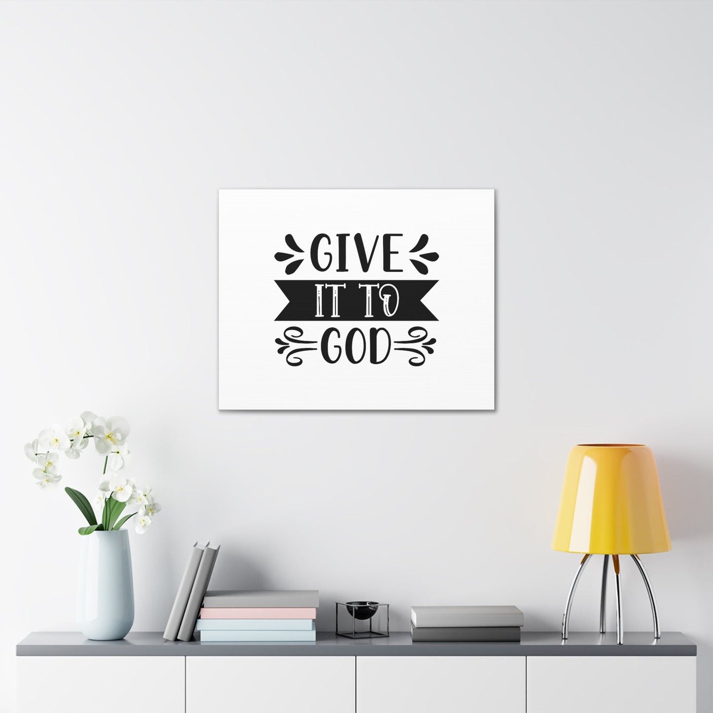 Give It To God Acts 20:35 Christian Wall Art Bible Verse Print Ready to Hang Unframed-Express Your Love Gifts
