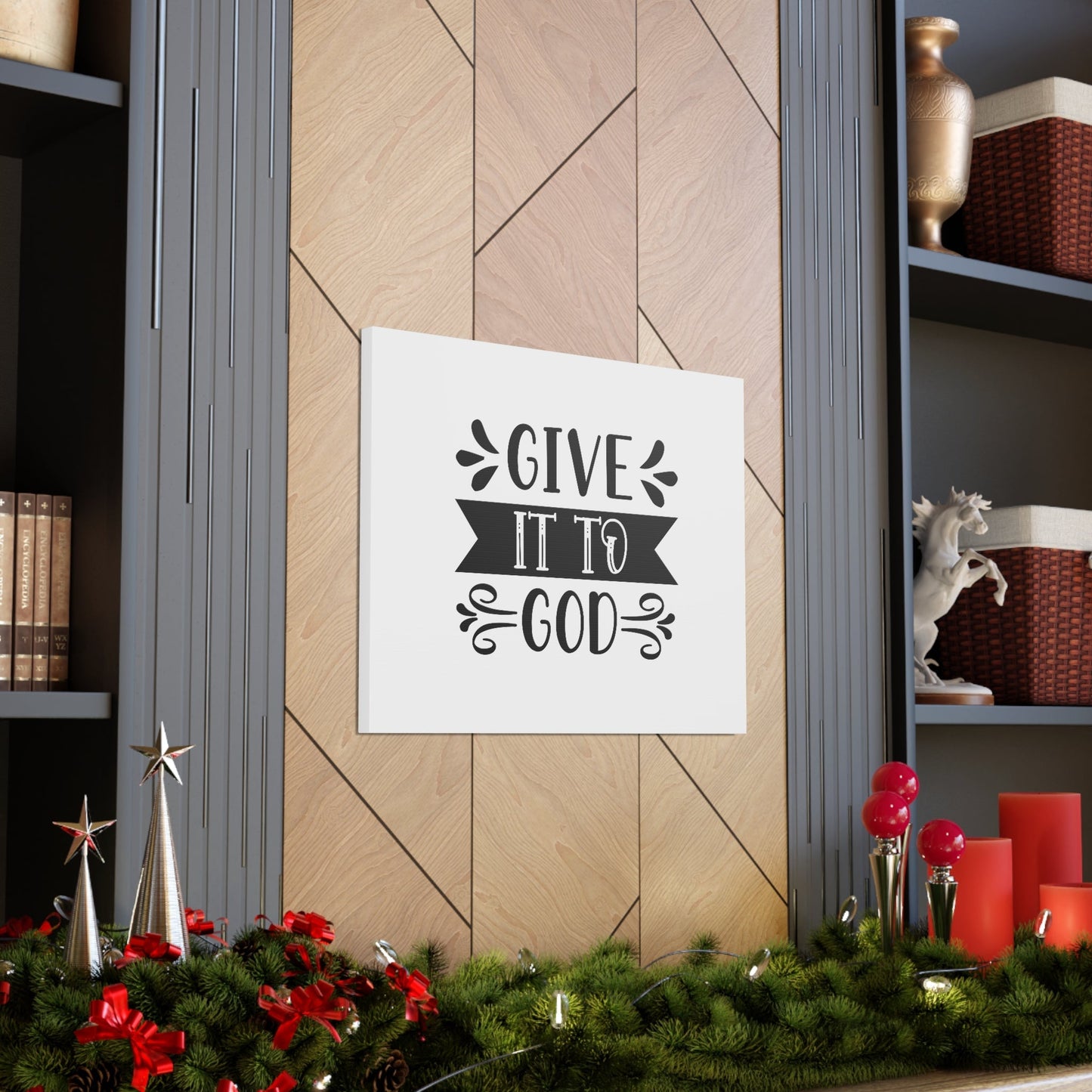 Give It To God Acts 20:35 Christian Wall Art Bible Verse Print Ready to Hang Unframed-Express Your Love Gifts