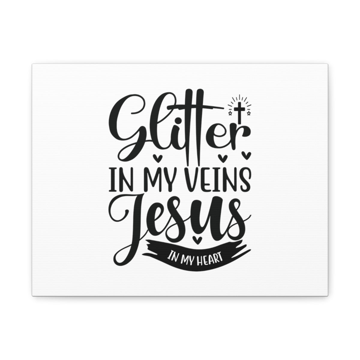 Glitter In My Veins Ephesians 3:17 Christian Wall Art Bible Verse Print Ready to Hang Unframed-Express Your Love Gifts
