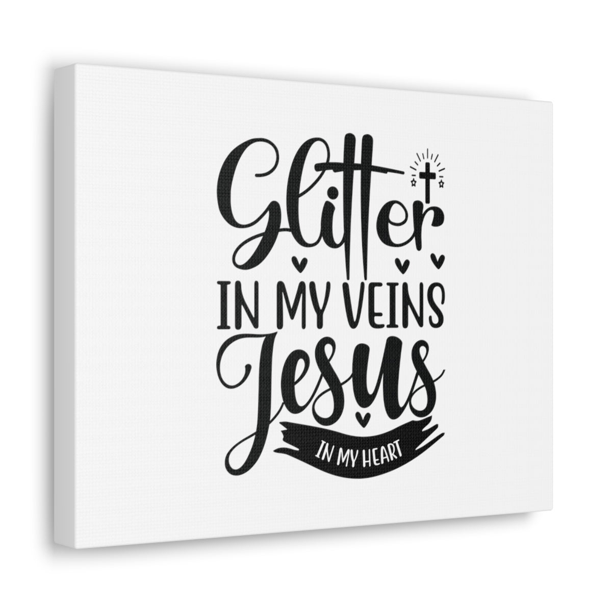 Glitter In My Veins Ephesians 3:17 Christian Wall Art Bible Verse Print Ready to Hang Unframed-Express Your Love Gifts