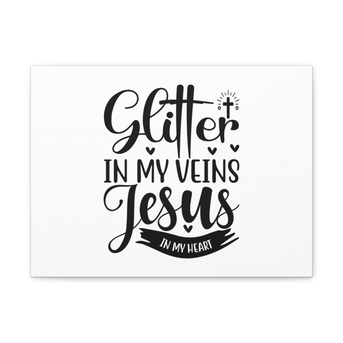 Glitter In My Veins Ephesians 3:17 Christian Wall Art Bible Verse Print Ready to Hang Unframed-Express Your Love Gifts
