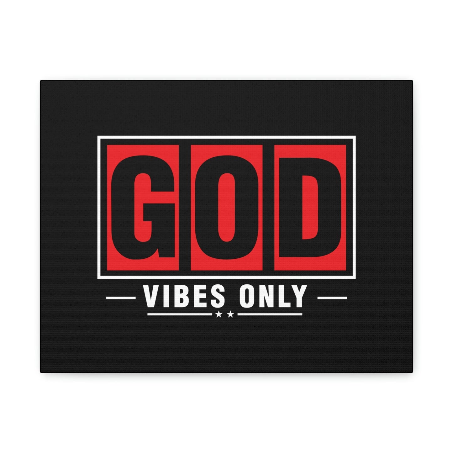 God Vibes Only Romans 15:13 Red Christian Wall Art Bible Verse Print Ready to Hang Unframed-Express Your Love Gifts