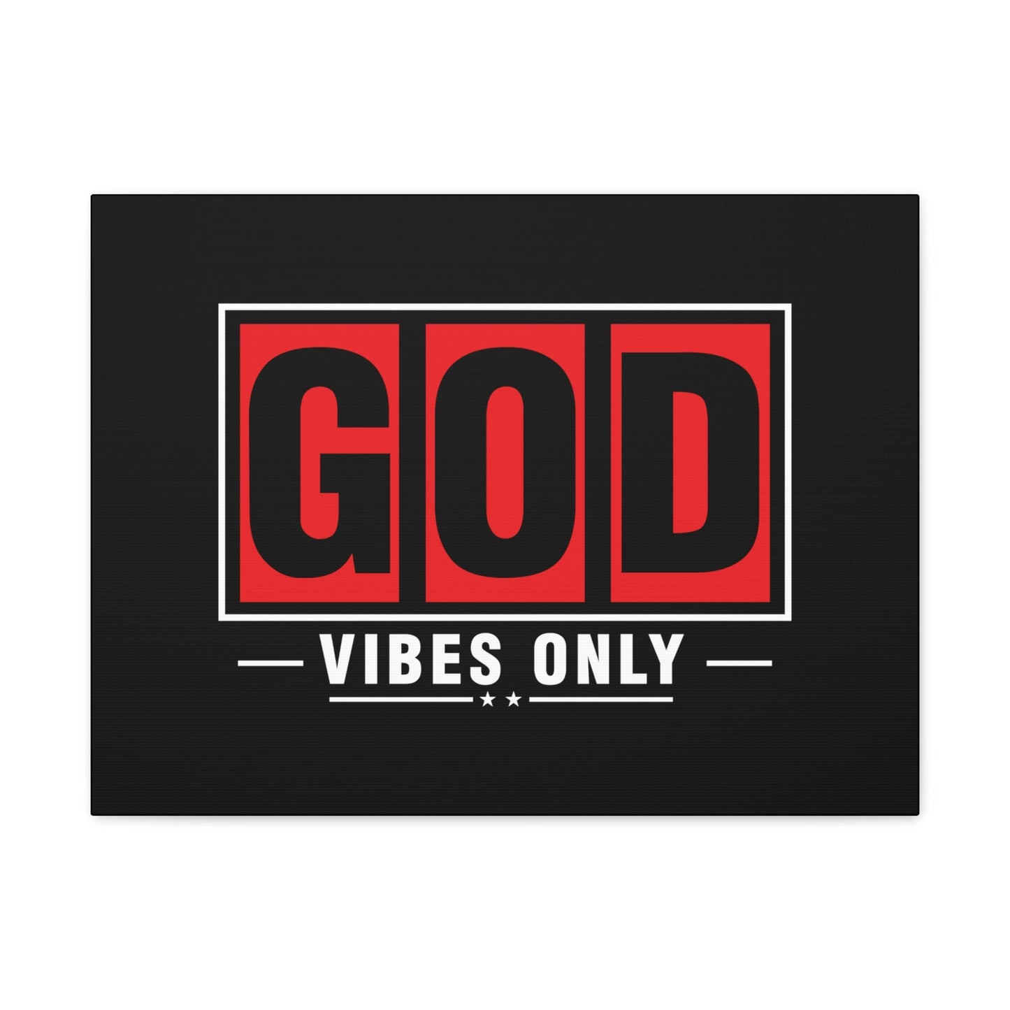 God Vibes Only Romans 15:13 Red Christian Wall Art Bible Verse Print Ready to Hang Unframed-Express Your Love Gifts
