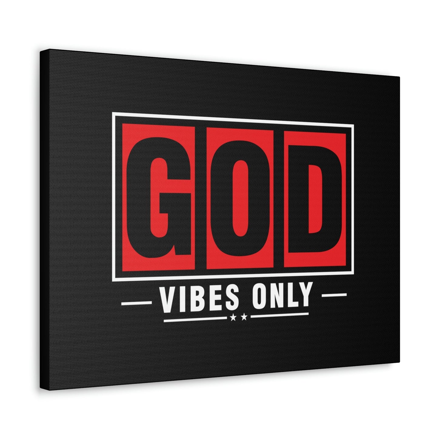 God Vibes Only Romans 15:13 Red Christian Wall Art Bible Verse Print Ready to Hang Unframed-Express Your Love Gifts