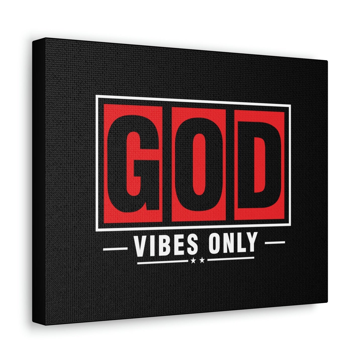 God Vibes Only Romans 15:13 Red Christian Wall Art Bible Verse Print Ready to Hang Unframed-Express Your Love Gifts