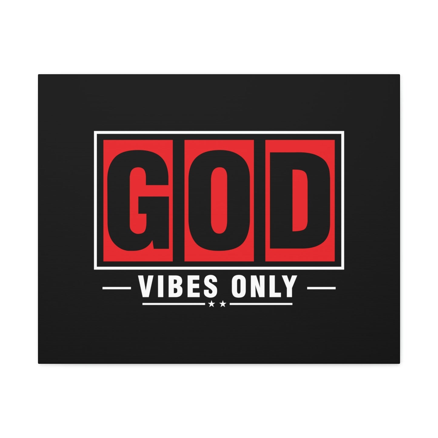 God Vibes Only Romans 15:13 Red Christian Wall Art Bible Verse Print Ready to Hang Unframed-Express Your Love Gifts