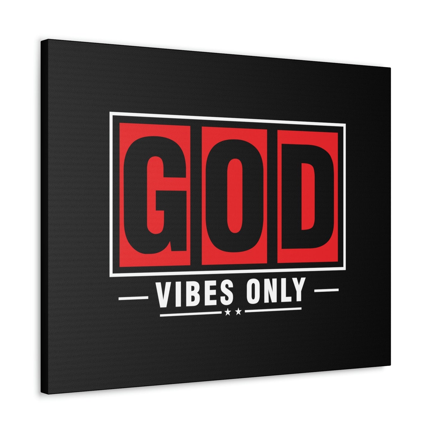 God Vibes Only Romans 15:13 Red Christian Wall Art Bible Verse Print Ready to Hang Unframed-Express Your Love Gifts