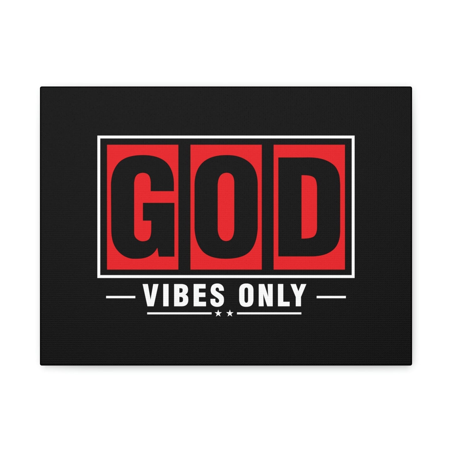 God Vibes Only Romans 15:13 Red Christian Wall Art Bible Verse Print Ready to Hang Unframed-Express Your Love Gifts