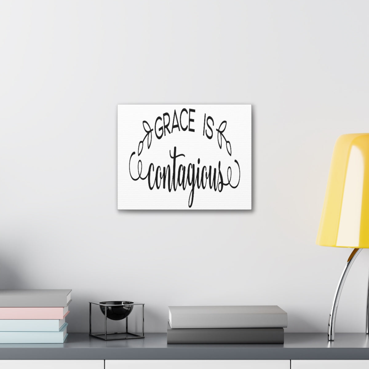 Scripture Walls Grace Is Contagious 2 Corinthians 12:8-9 Christian Wall Art Print Ready to Hang Unframed-Express Your Love Gifts