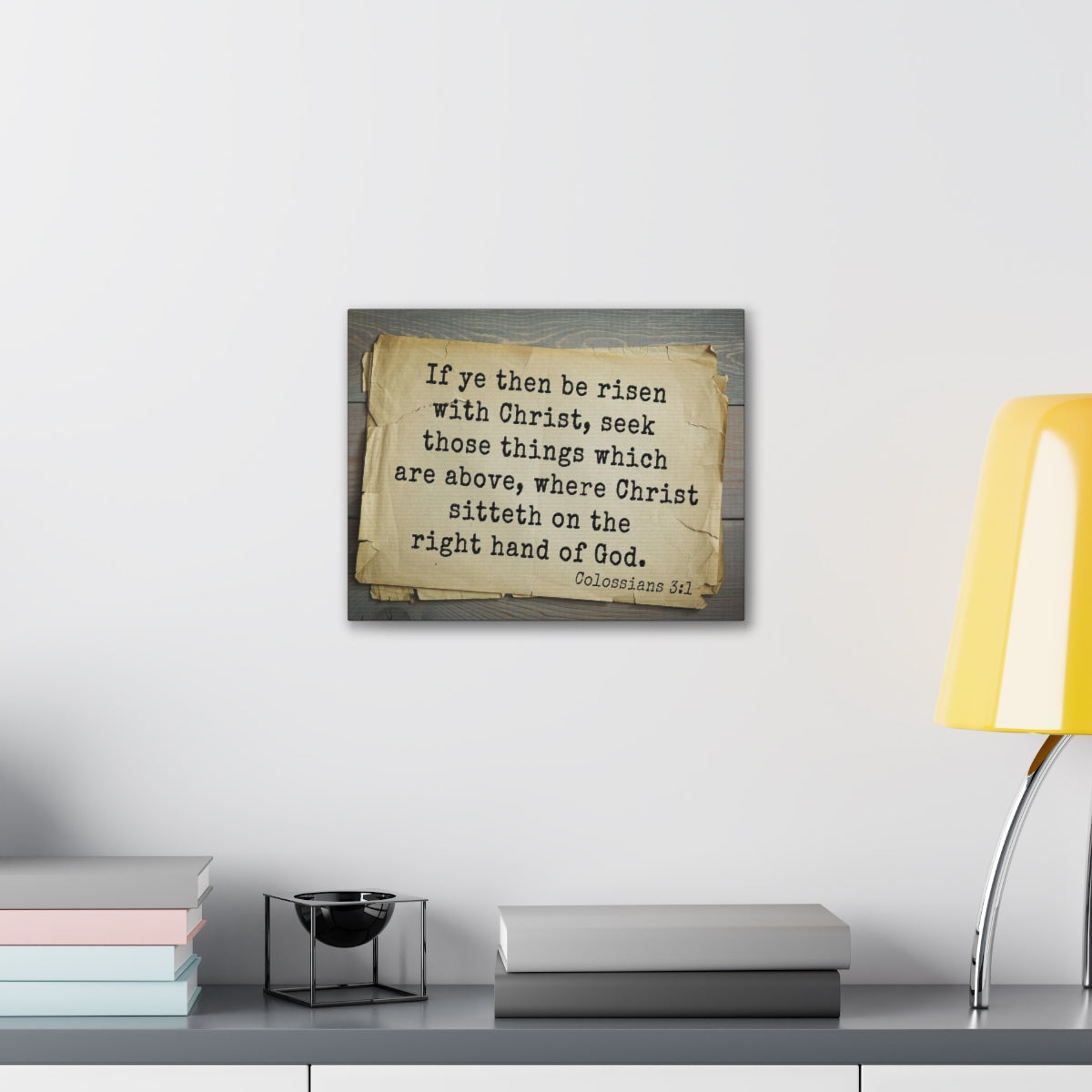Scripture Walls Hand Of God Colossians 3:1Bible Verse Canvas Christian Wall Art Bible Verse Print Ready To Hang Unframed-Express Your Love Gifts