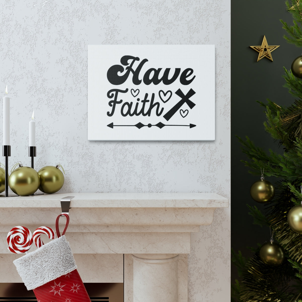 Have Faith Matthew 21:22 Christian Wall Art Bible Verse Print Ready to Hang Unframed-Express Your Love Gifts