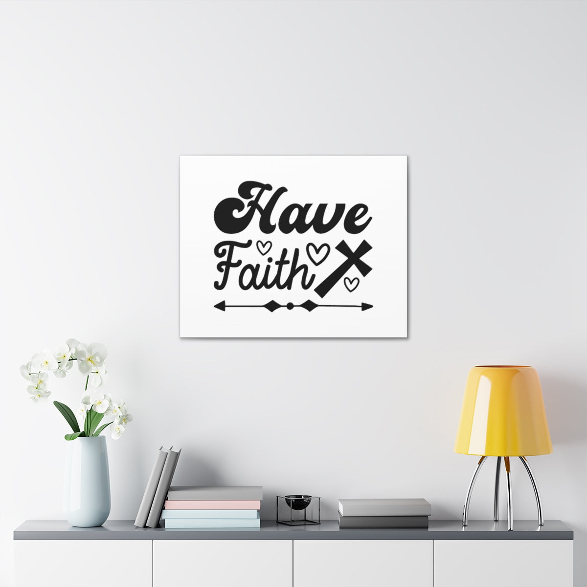 Have Faith Matthew 21:22 Christian Wall Art Bible Verse Print Ready to Hang Unframed-Express Your Love Gifts