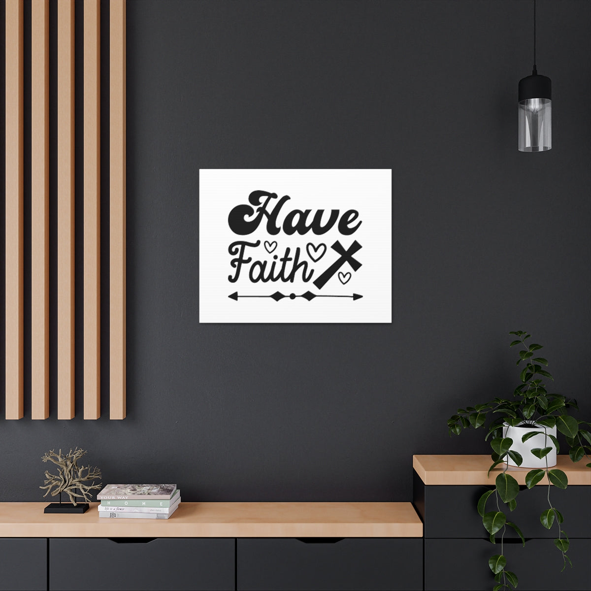 Have Faith Matthew 21:22 Christian Wall Art Bible Verse Print Ready to Hang Unframed-Express Your Love Gifts