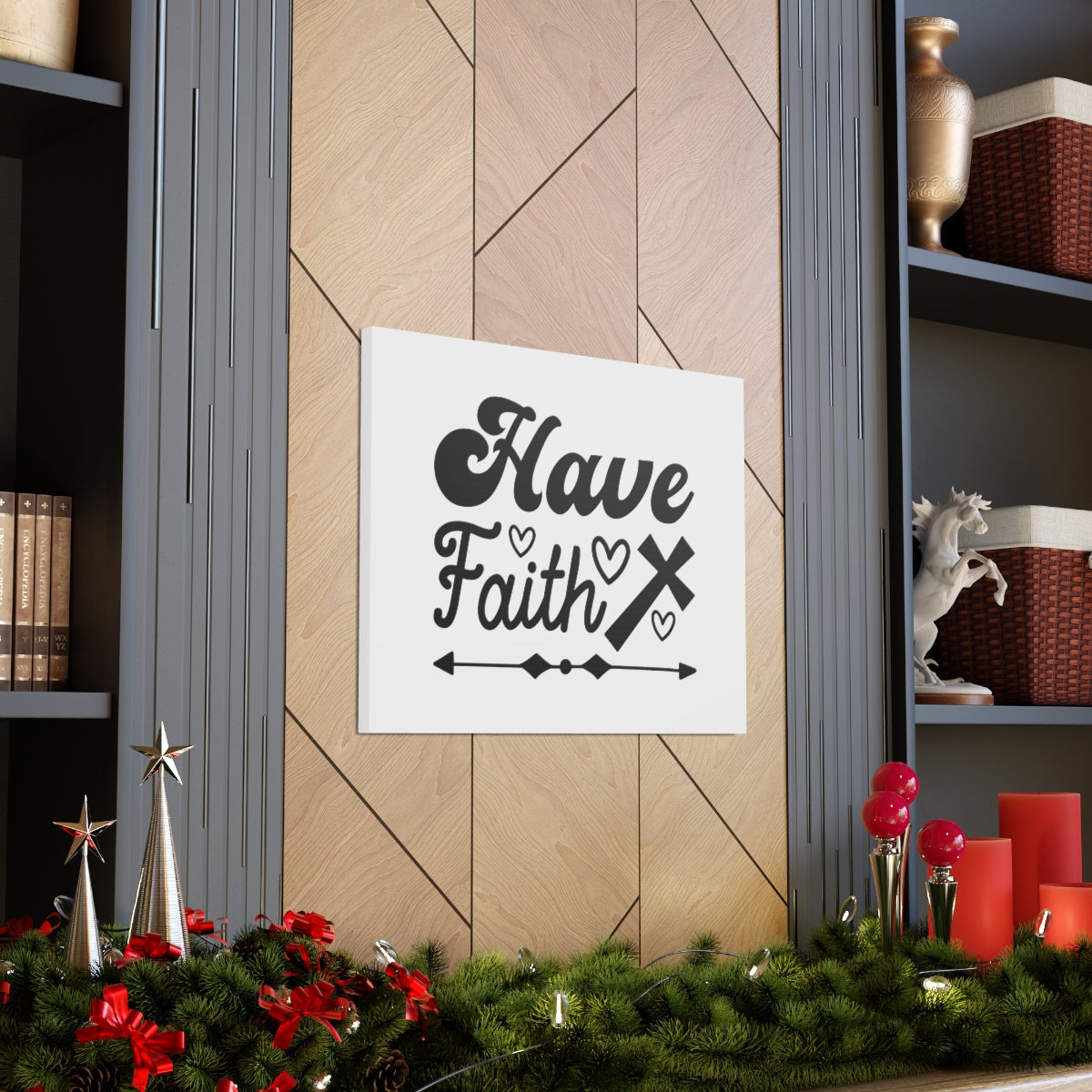 Have Faith Matthew 21:22 Christian Wall Art Bible Verse Print Ready to Hang Unframed-Express Your Love Gifts