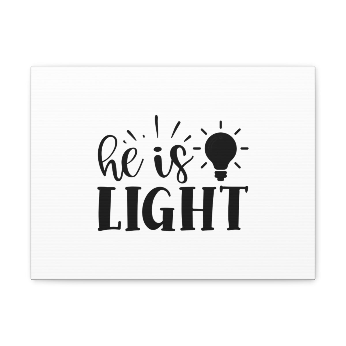 He Is Light John 8:12 Christian Wall Art Bible Verse Print Ready to Hang Unframed-Express Your Love Gifts