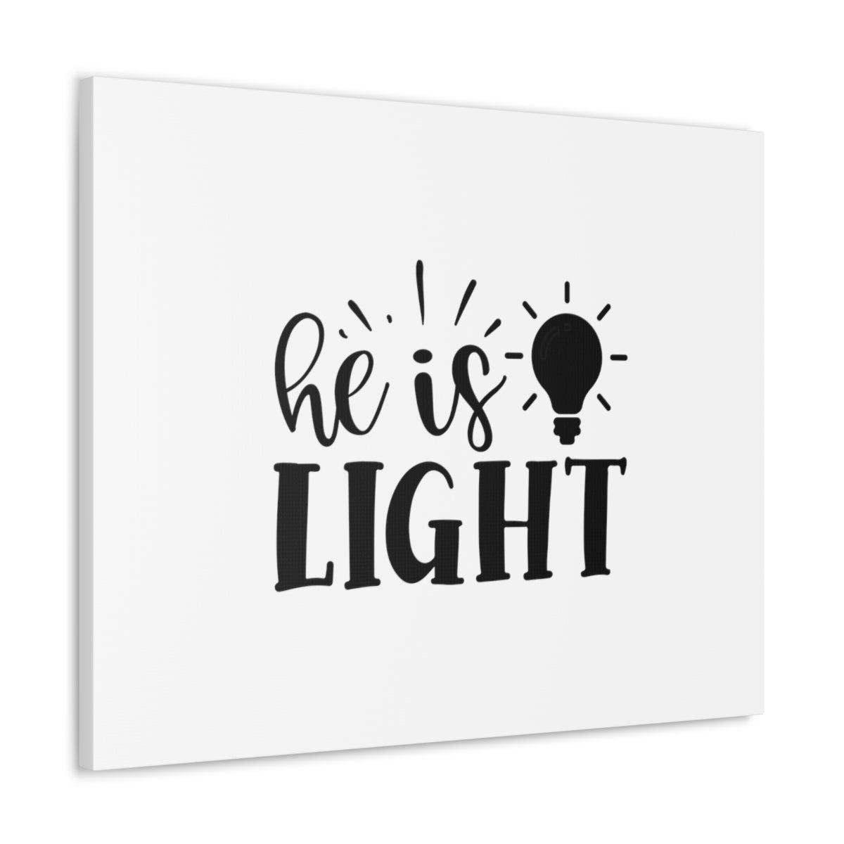 He Is Light John 8:12 Christian Wall Art Bible Verse Print Ready to Hang Unframed-Express Your Love Gifts