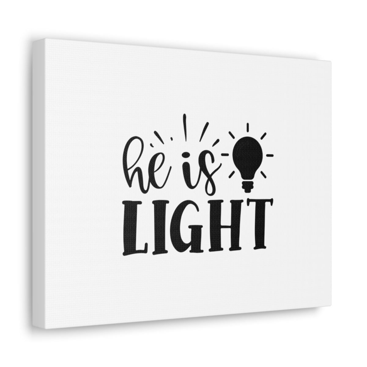 He Is Light John 8:12 Christian Wall Art Bible Verse Print Ready to Hang Unframed-Express Your Love Gifts