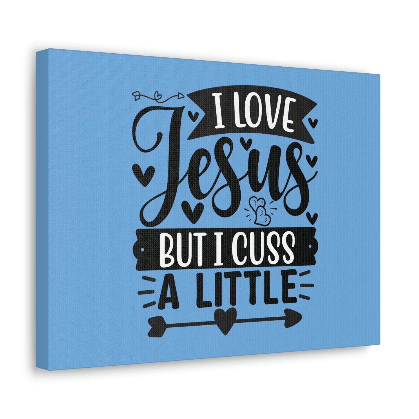 I Love Jesus John 14:23 Arrow Heart Christian Wall Art Bible Verse Print Ready to Hang Unframed-Express Your Love Gifts
