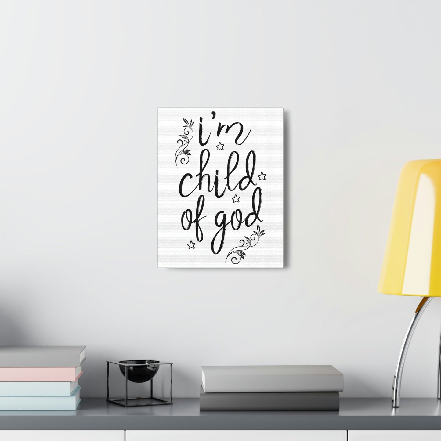 Scripture Walls I'm Child Of God Romans 8:14 Christian Wall Art Print Ready to Hang Unframed-Express Your Love Gifts