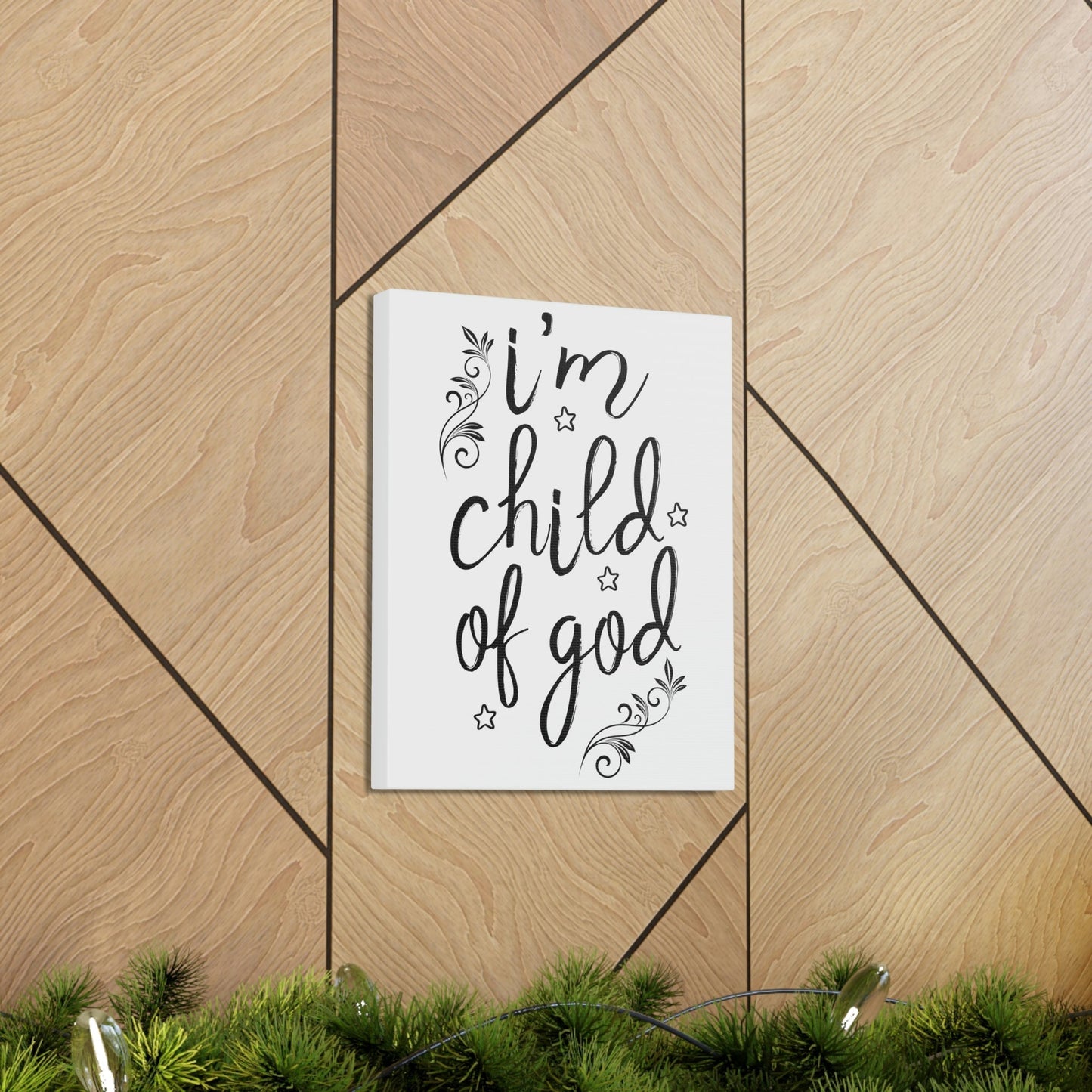 Scripture Walls I'm Child Of God Romans 8:14 Christian Wall Art Print Ready to Hang Unframed-Express Your Love Gifts