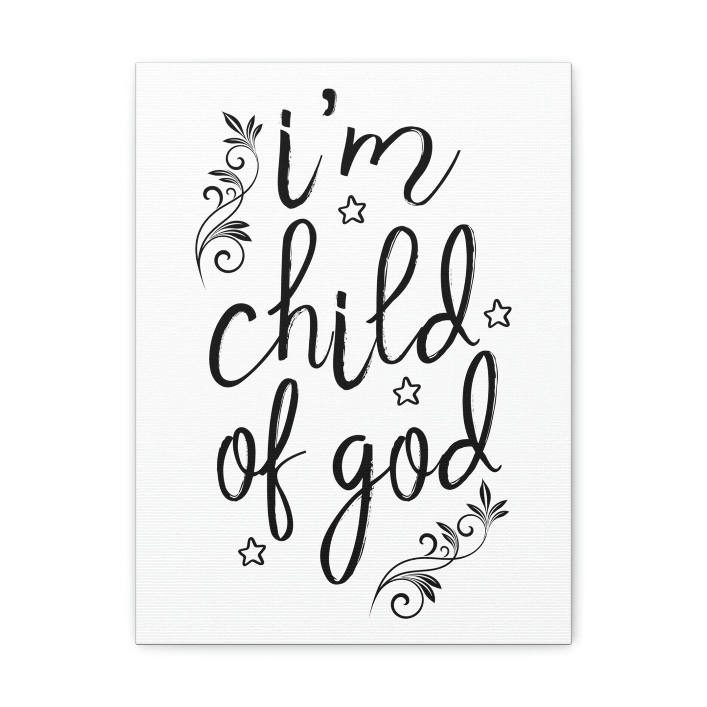 Scripture Walls I'm Child Of God Romans 8:14 Christian Wall Art Print Ready to Hang Unframed-Express Your Love Gifts