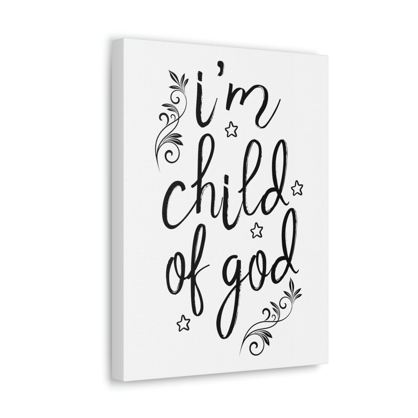 Scripture Walls I'm Child Of God Romans 8:14 Christian Wall Art Print Ready to Hang Unframed-Express Your Love Gifts