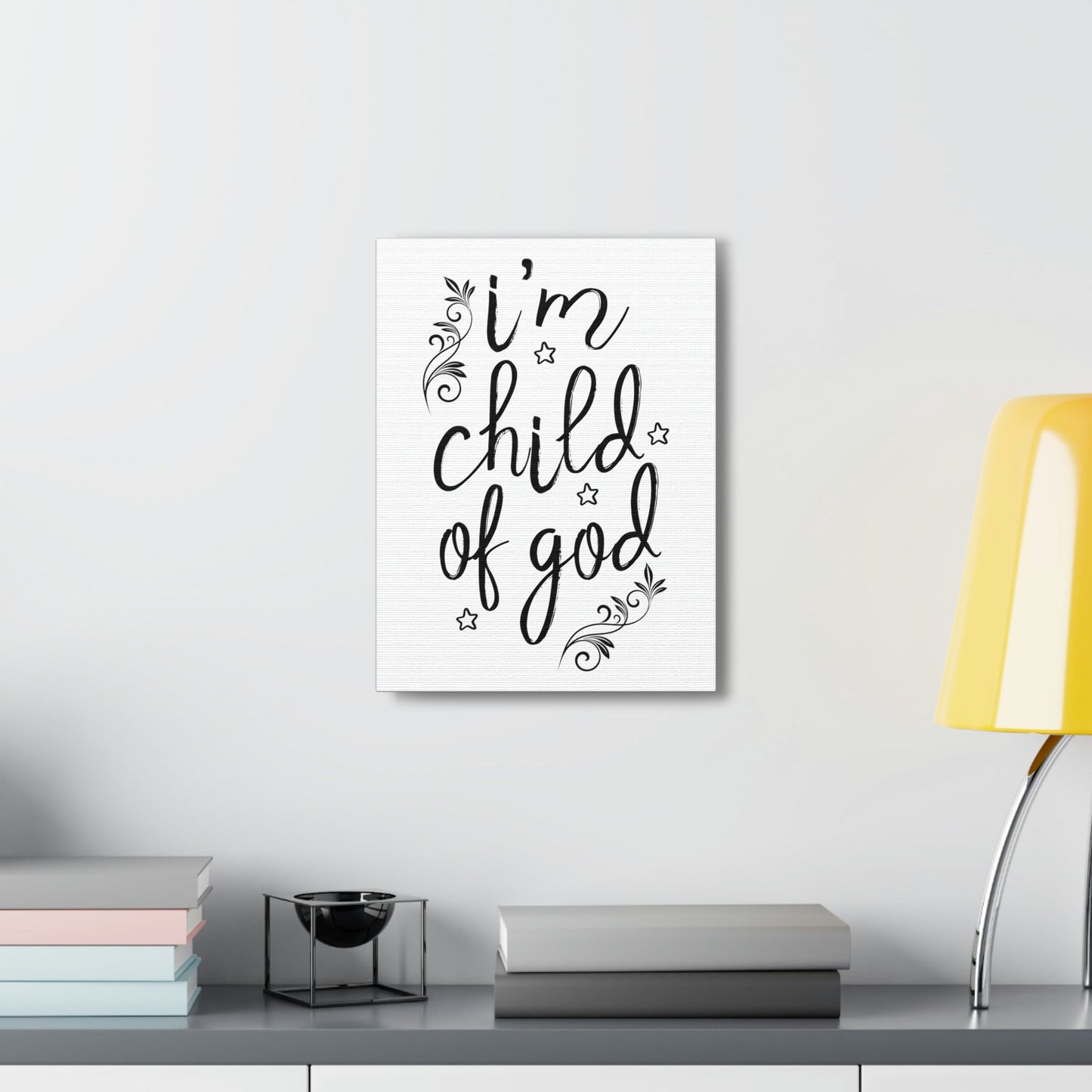 Scripture Walls I'm Child Of God Romans 8:14 Christian Wall Art Print Ready to Hang Unframed-Express Your Love Gifts