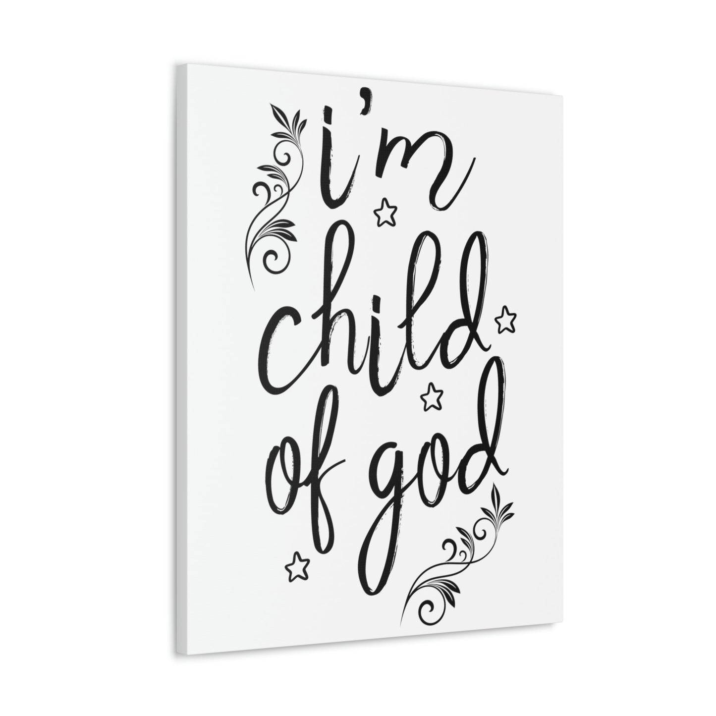 Scripture Walls I'm Child Of God Romans 8:14 Christian Wall Art Print Ready to Hang Unframed-Express Your Love Gifts
